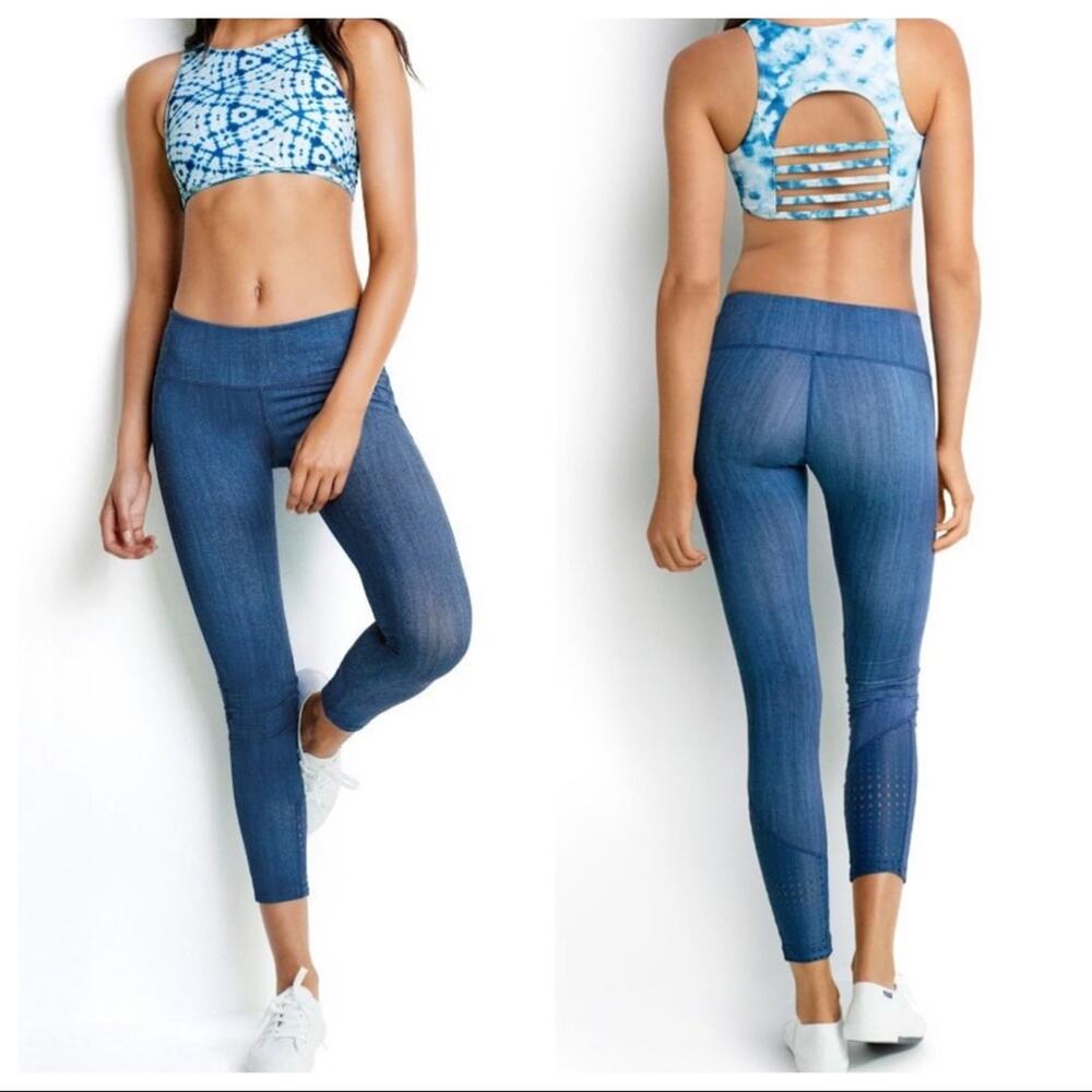 Seafolly Denim Blue Motion Athletic Legging XS